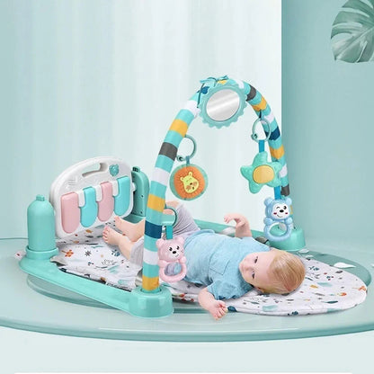 Baby Fitness Frame Toy Music Crawling Blanket