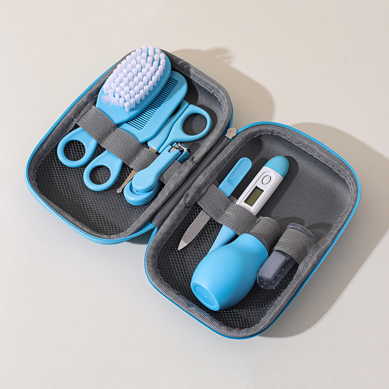 Children's Baby Nails Cutting Pliers 8 Eight-piece Set Eva Bag