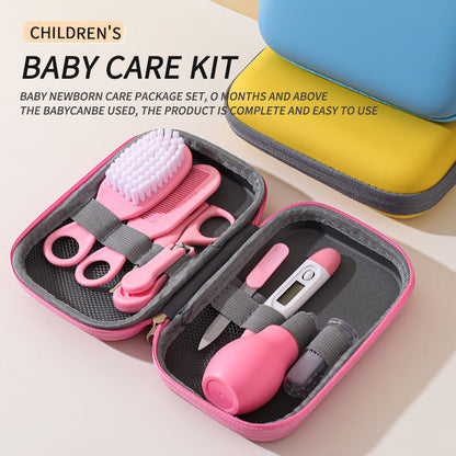 Children's Baby Nails Cutting Pliers 8 Eight-piece Set Eva Bag